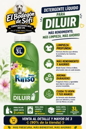 Rinso Detergente Líquido para Diluir 500 ml